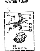 3 port plastic water pump