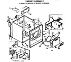 Kenmore 11076402400 cabinet assembly diagram