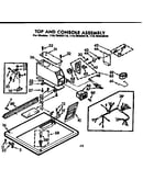 Top and console assembly