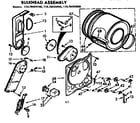 Kenmore 11076403600 bulkhead assembly diagram