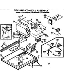 Top and console assembly
