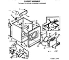 Kenmore 11076405600 cabinet asm diagram