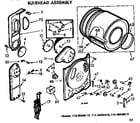 Kenmore 11076406110 bulkhead assembly diagram