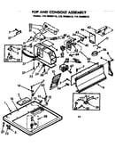 Top and console assembly