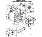 Kenmore 11076408810 cabinet parts diagram