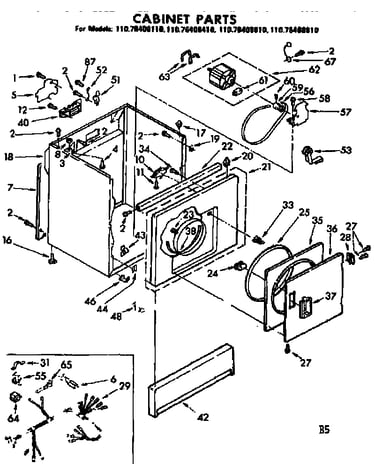 Cabinet parts