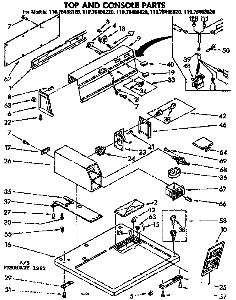 TOP AND CONSOLE PARTS