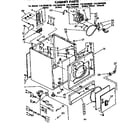 Kenmore 11076408630 cabinet parts diagram