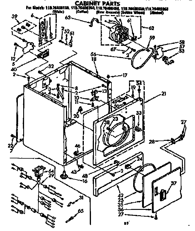 Cabinet parts