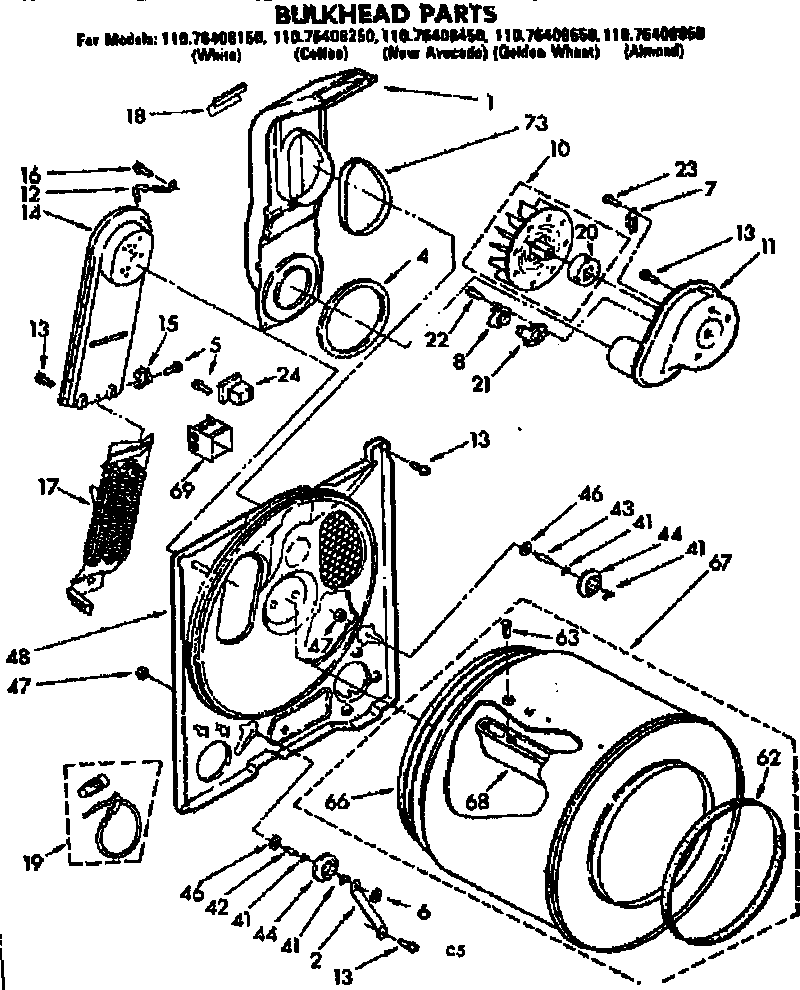 Bulkhead parts