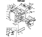 Kenmore 11076409100 cabinet parts diagram