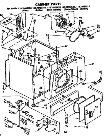 Cabinet parts