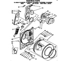Kenmore 11076409830 bulkhead parts diagram