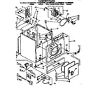 Kenmore 11076409440 cabinet parts diagram