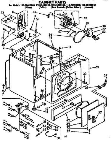 Cabinet parts
