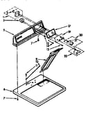 Top & console assembly