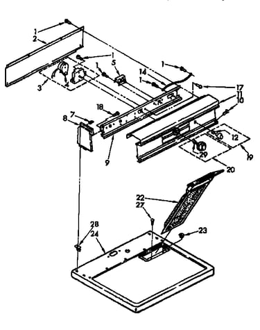 Top and console parts