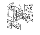 Kenmore 11076423400 cabinet parts diagram