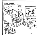Kenmore 11076425300 cabinet assembly diagram