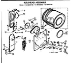 Kenmore 11076425300 bulkhead assembly diagram