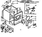 Kenmore 11076430100 cabinet asm diagram