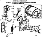 Kenmore 1107643011A bulkhead assembly diagram