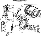 Kenmore 11076430300 bulkhead assembly diagram