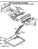 Top and console assembly