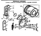 Kenmore 11076431800 bulkhead assembly diagram