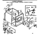 Kenmore 11076432100 cabinet assembly diagram