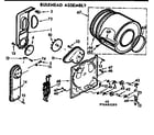 Kenmore 11076432400 bulkhead assembly diagram