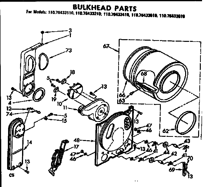 Bulkhead parts