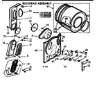 Kenmore 11076440600 bulkhead assembly diagram