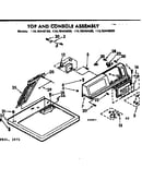 Top and console assembly
