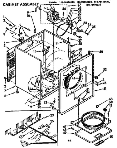 Cabinet assm