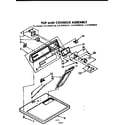 Kenmore 11076455410 top and console asm diagram