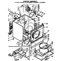 Kenmore 11076455410 cabinet asm diagram