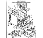 Kenmore 11076460100 cabinet asm diagram
