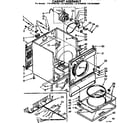 Kenmore 11076460630 cabinet assembly diagram