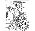 Kenmore 11076461220 cabinet asm diagram