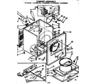 Kenmore 11076480400 cabinet assembly diagram