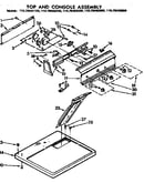 Top and console assembly