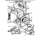 Kenmore 11076482800 cabinet assembly diagram