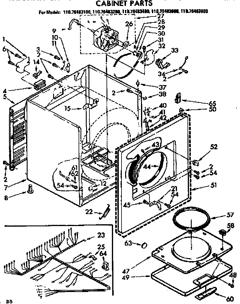 CABINET PARTS