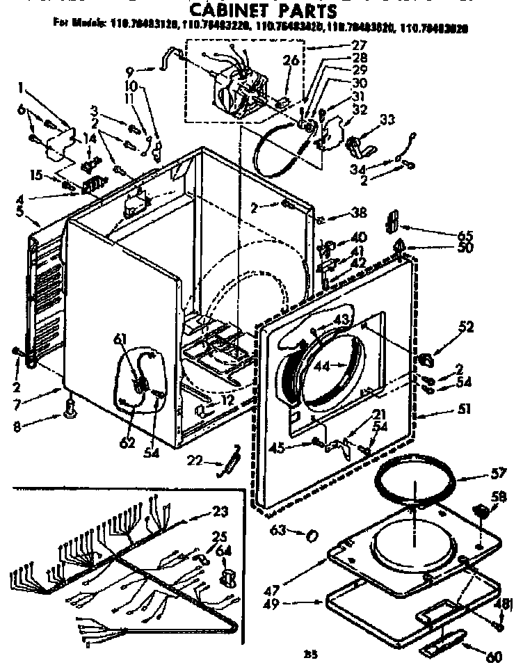 CABINET PARTS