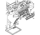 Kenmore 11076491600 top and console assembly diagram