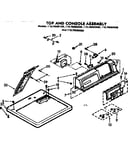 Top and console assembly