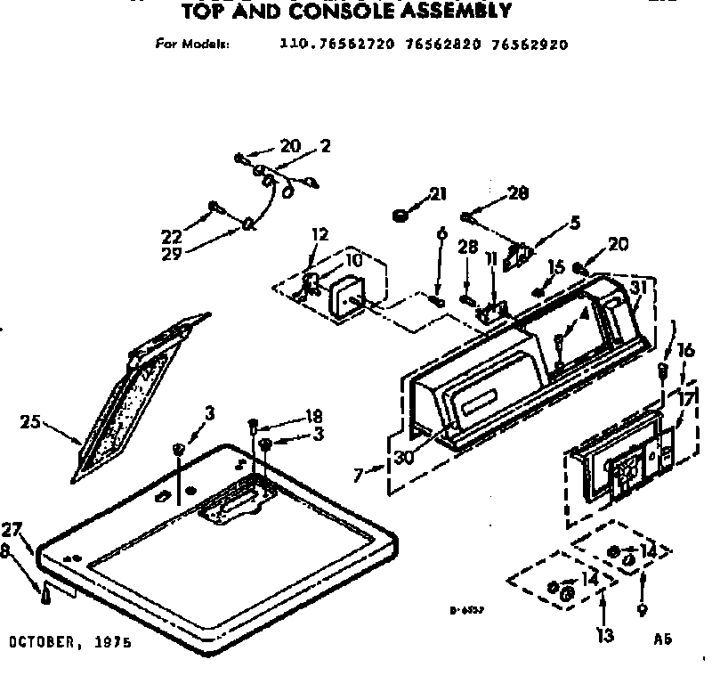 TOP & CONSOLE ASSM