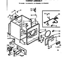 Kenmore 11076562720 cabinet assm diagram