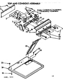 Top and console assembly